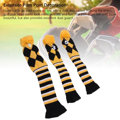 Knitted golf club head - club,