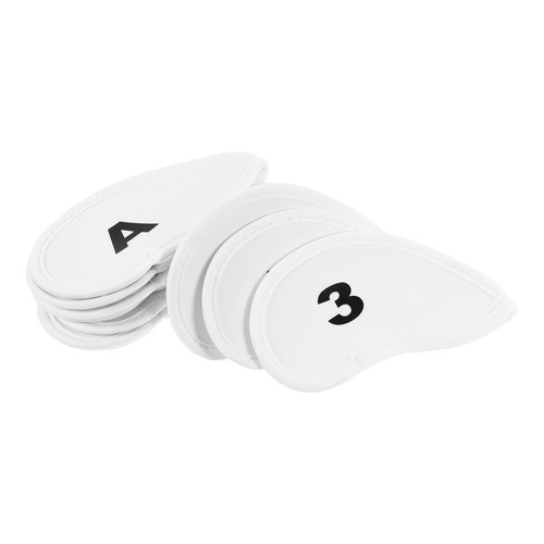 10pcs white golf club covers - 10pcs,