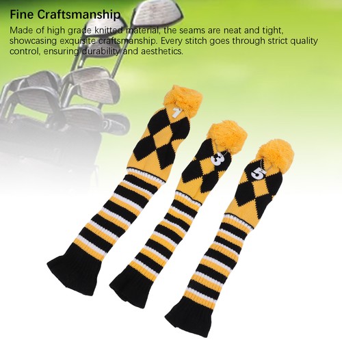 Knitted golf club head - golf,