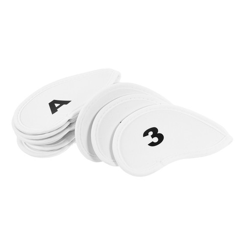 10pcs golf club covers white - club,