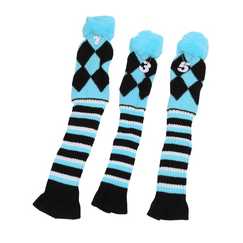 3pcs knitted golf club head - 3pcs,